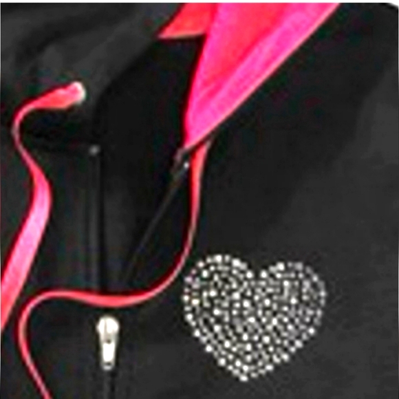 HARD CANDY Sequined Love Hoodie- SIZE- M -Juniors 7-9🧥💖 - Picture 3 of 5